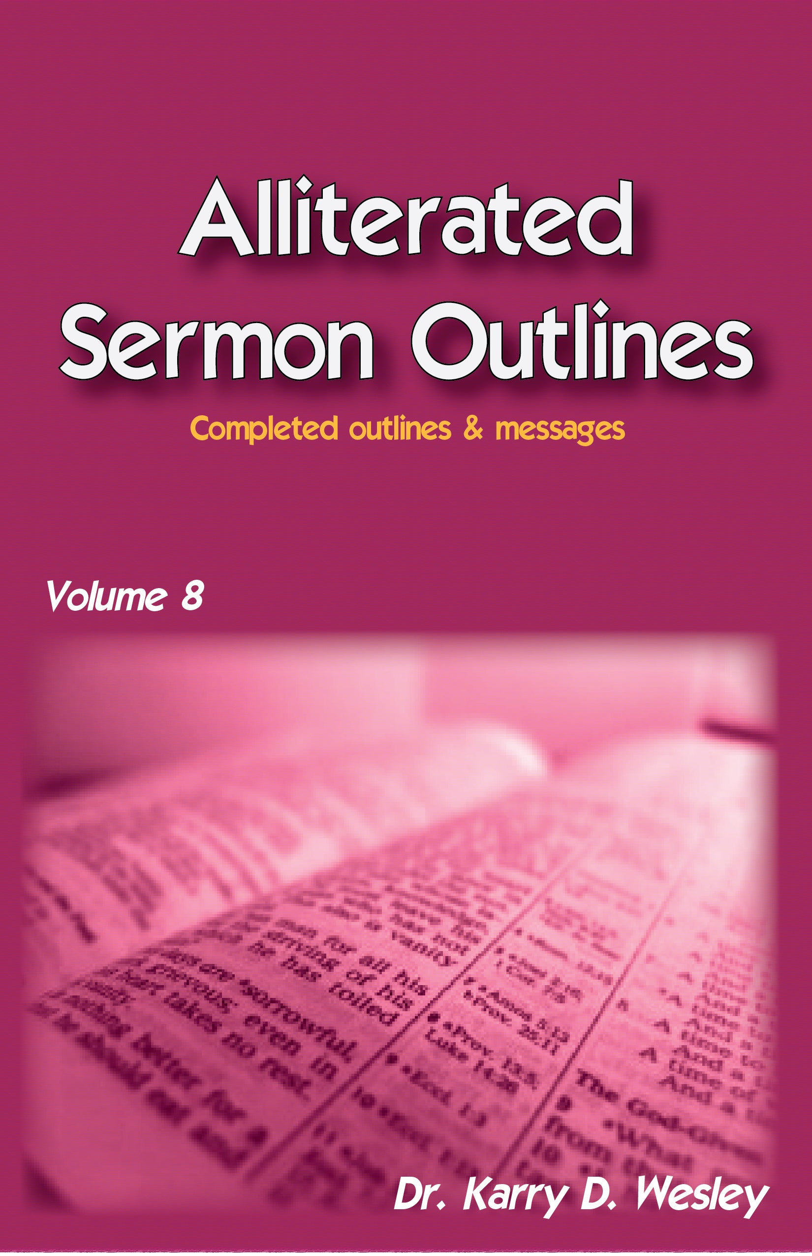 Alliterated Sermons - Volume 8