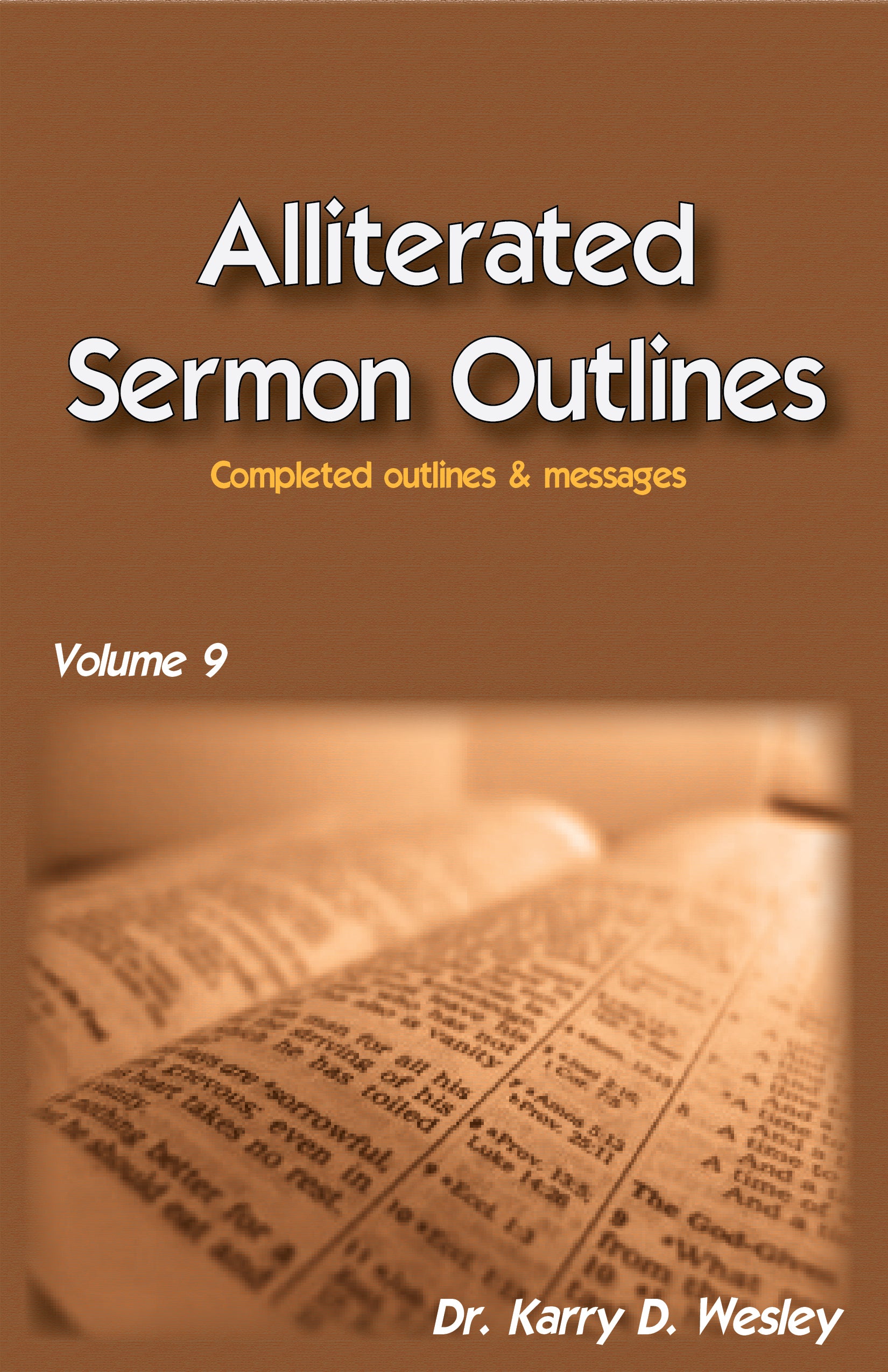 Alliterated Sermons - Volume 9